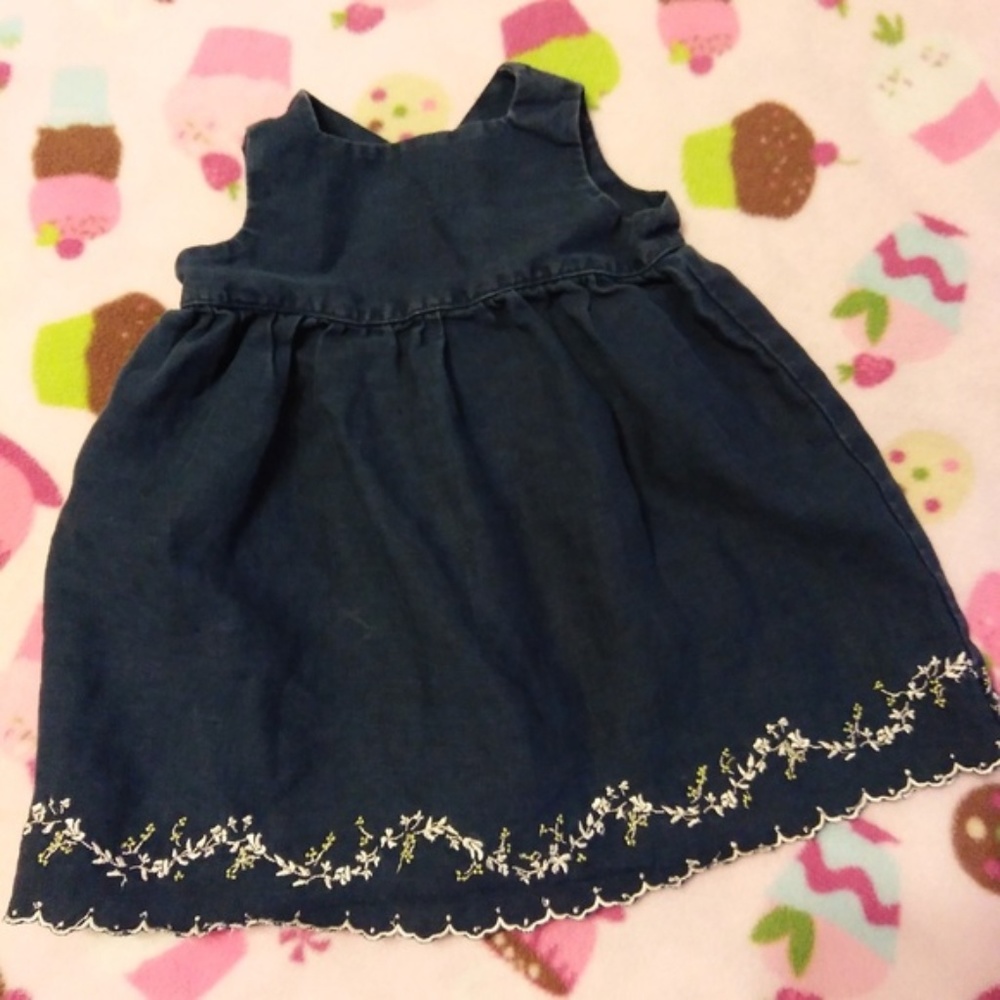 GIRL 6-12 MONTHS LINEN DRESS BY RALPH LAUREN